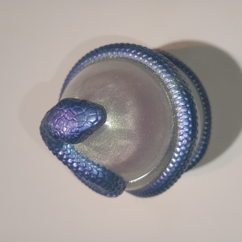 Iridescent Snake Trinket Box